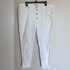 Madewell High Rise Skinny button fly jeans size 34